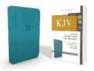 Thomas Nelson, Thomas Nelson - KJV Holy Bible: Value Large Print Thinline, Teal Leathersoft, Red Letter, Comfort Print: King James Version