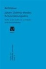 Ralf Häfner - Johann Gottfried Herders Kulturentstehungslehre