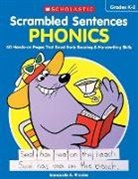 Immacula Rhodes, Immacula A. Rhodes - Scrambled Sentences: Phonics: 40 Hands-On Pages That Boost Early Reading & Handwriting Skills