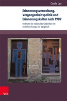 Carola Lau - Erinnerungsverwaltung, Vergangenheitspolitik und Erinnerungskultur nach 1989