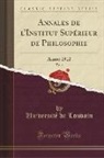 Université de Louvain - Annales de l'Institut Supérieur de Philosophie, Vol. 1