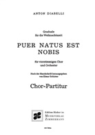Anton Diabelli, Elma Schloter, Elmar Schloter - Puer natus est nobis