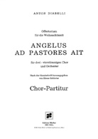 Anton Diabelli, Elma Schloter, Elmar Schloter - Angelus ad pastores ait