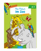 Helge Glatzel-Poch - Malbuch ab 5 Jahren - Im Zoo