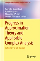 Mohammed A Qazi et al, Narendra Kumar Govil, Ra Mohapatra, Ram Mohapatra, Mohammed Qazi, Mohammed A. Qazi... - Progress in Approximation Theory and Applicable Complex Analysis
