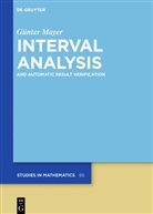 Günter Mayer - Interval Analysis