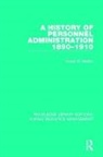 Oscar W. Nestor, Oscar W. (Birkbeck College Nestor, Nestor Oscar W. - History of Personnel Administration 1890-1910