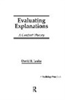 David B. Leake, Leake David B. - Evaluating Explanations