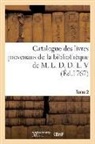 Guillaume-François Debure, Debure-g - Catalogue des livres provenans de