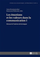 Anna Krzyzanowska, Katarzyna Wolowska, Anna Krzyzanowska, Katarzyna Wolowska - Les émotions et les valeurs dans la communication I