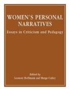 Hoffmann, Margo Culley, Leonore Hoffman, Leonore Hoffmann - Women’s Personal Narratives