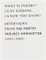 Anselm Berrigan - What Is Poetry? (Just Kidding, I Know You Know)