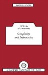 J. Traub, J. F. Traub, Traub J. F., A. G. Werschulz, Arthur G. Werschulz - Complexity and Information