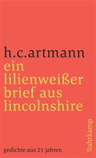 H C Artmann, H. C. Artmann, Hans C. Artmann, Geral Bisinger, Gerald Bisinger - ein lilienweißer brief aus lincolnshire. gedichte aus 21 jahren