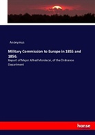 Anonym, Anonymus - Military commission to Europe in 1855 and 1856.