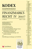 Werner Doralt - KODEX Finanzmarktrecht Band IV 2016/17