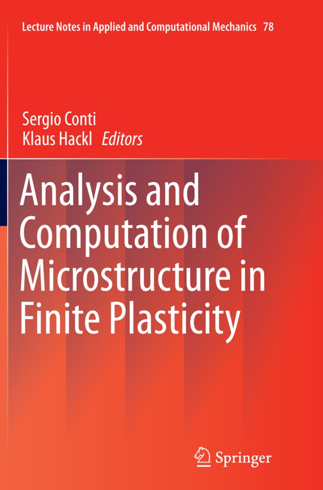 Sergi Conti, Sergio Conti,  Hackl,  Hackl, Klaus Hackl - Analysis and Computation of Microstructure in Finite Plasticity