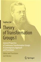 Sophus Lie, Joë Merker, Joel Merker, Joël Merker - Theory of Transformation Groups I
