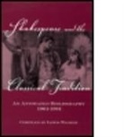 Lewis Walker - Shakespeare and the Classical Tradition