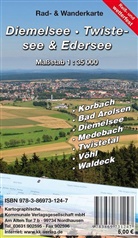 KKV Rad- und Wanderkarte Diemelsee, Twistesee, Edersee