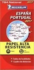 Carte nationale 794, Michelin, XXX - Espagne Portugal 2017 1:1 000 000 indéchirable