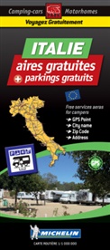 Michelin - Italie 1:1 000 000 aires gratuites et parkings gratuits