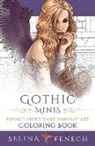 Selina Fenech - Gothic Minis - Pocket Sized Dark Fantasy Art Coloring Book
