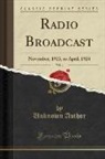 Unknown Author - Radio Broadcast, Vol. 4