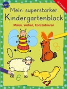 Carola Schäfer, Sabine Simon, Sabine Simon - Mein superstarker Kindergartenblock - Malen, Suchen, Konzentration