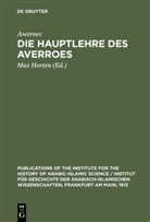 Averroes, Max Horten - Die Hauptlehre des Averroes