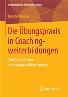Denise Klenner - Die Übungspraxis in Coachingweiterbildungen