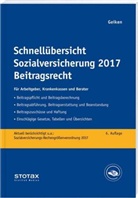 Manfred Geiken, Werner Greilich - Schnellübersicht Sozialversicherung: Beitragsrecht 2017