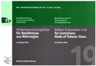 Harl, M Harl, M. Harl, Michael Harl, Horst, S. Horst... - Fehlerbewertungsliste für Behältnisse aus Röhrenglas