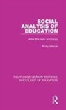 Wexler, Philip Wexler, Philip (National Library of Medicine Wexler - Social Analysis of Education