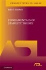 John T. Baldwin, John T. (University of Illinois Baldwin - Fundamentals of Stability Theory