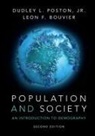 Leon F. Bouvier, Leon F. (Old Dominion University Bouvier, Dudley L. Poston, Jr Poston, Jr Dudley L. Poston, Dudley L. Poston Jr... - Population and Society