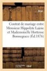 Drac, Jean-Henri Fabre - Contrat de mariage entre monsieur