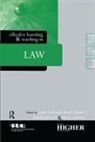 Roger Hinett Burridge, Roger Burridge, Burridge Roger, Karen Hinett, Hinett Karen, Abdul Paliwala... - Effective Learning and Teaching in Law