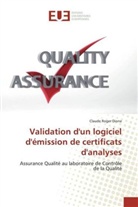 Claude Roger Dione - Validation d'un logiciel d'émission de certificats d'analyses