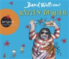 David Walliams, Katharina Thalbach - Ratten-Burger, 3 Audio-CDs (Hörbuch)