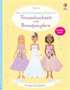 Lucy Bowman, Fion Watt, Fiona Watt, Stella Baggott, Lynda Calvert-Weyant - Mein großes Anziehpuppen-Stickerbuch: Traumhochzeit und Brautjungfern