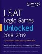 KAPLAN, Kaplan Test Prep - LSAT Logic Games Unlocked 2018-2019
