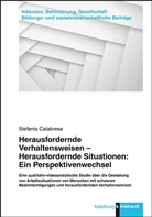 Stefania Calabrese - Herausfordernde Verhaltensweisen - Herausfordernde Situationen: Ein Perspektivenwechsel