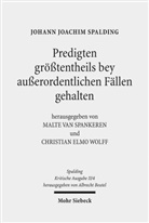 Johann J. Spalding, Albrecht Beutel, Malte van Spankeren, Malte van Spankeren, Christian Elmo Wolff - Kritische Ausgabe - 4/2: Kritische Ausgabe. Tl.2