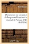 Henri Omont, Omont-H - Documents sur les jeunes de