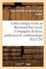 De barras de la penn, Jean-Antoine de Barras de la Penne, de Barras de la Penne-J-A, de Barras de la Penne-J-A - Lettre critique ecrite au