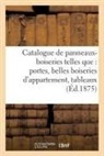 Charles Mannheim, Mannheim-c - Catalogue de panneaux boiseries