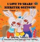 Shelley Admont, Kidkiddos Books, S. A. Publishing - I Love to Share Szeretek osztozni