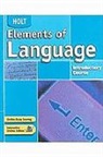 Holt Rinehart &amp; Winston, Holt Rinehart and Winston - Elements of Language: Language and Sentence Skills Practice Introductory Course