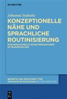 Johanna Stahnke - Konzeptionelle Nähe und sprachliche Routinisierung